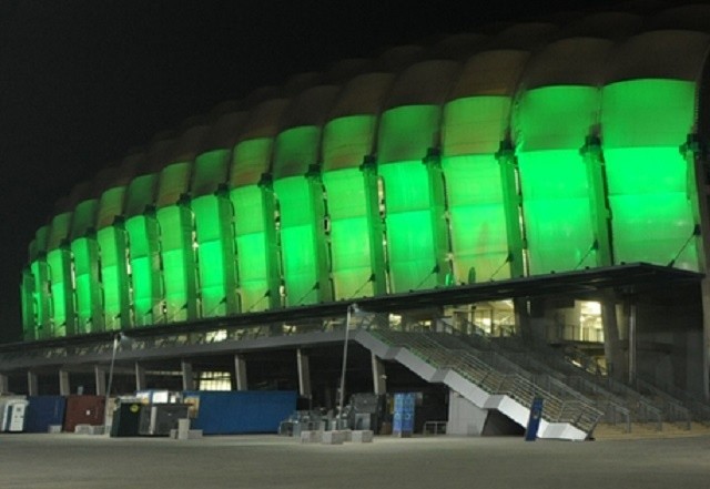 Na zielono zostanie podświetlony m.in. stadion przy ul....