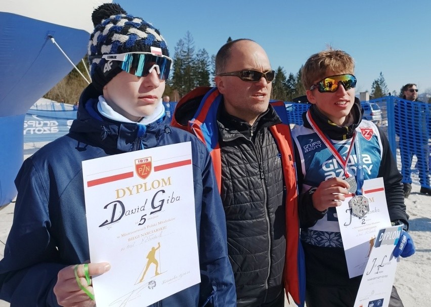 Mistrzostwa Polski Młodzików. Cztery medale narciarzy Hubala Białystok