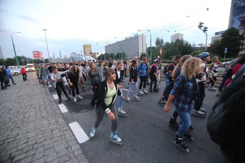 Nighskating w Katowicach 14.08.2014