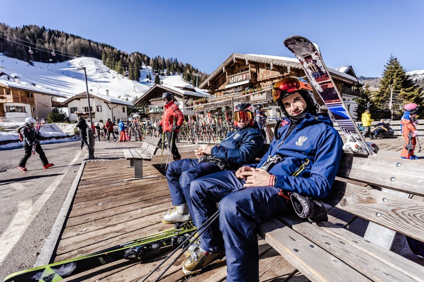 1. obóz narciarski we Włoszech...