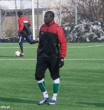 Babacar Sarr - jeden z Senegalczyków klubu w Wysokiej.