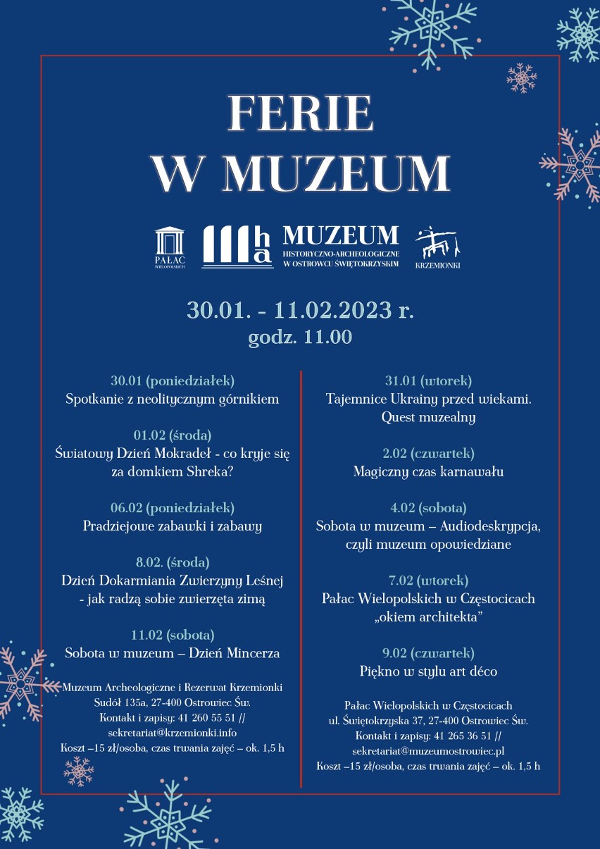 Dzień Mincerza w Muzeum Archeologicznym i Rezerwacie Krzemionki. Kolejne zajęcia w ramach „Soboty w muzeum” już 11 lutego