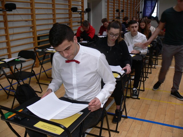 Do próbnej matury z Echem Dnia przystąpili między innymi uczniowie I Liceum Ogólnokształcącego Collegium Gostomianum w Sandomierzu