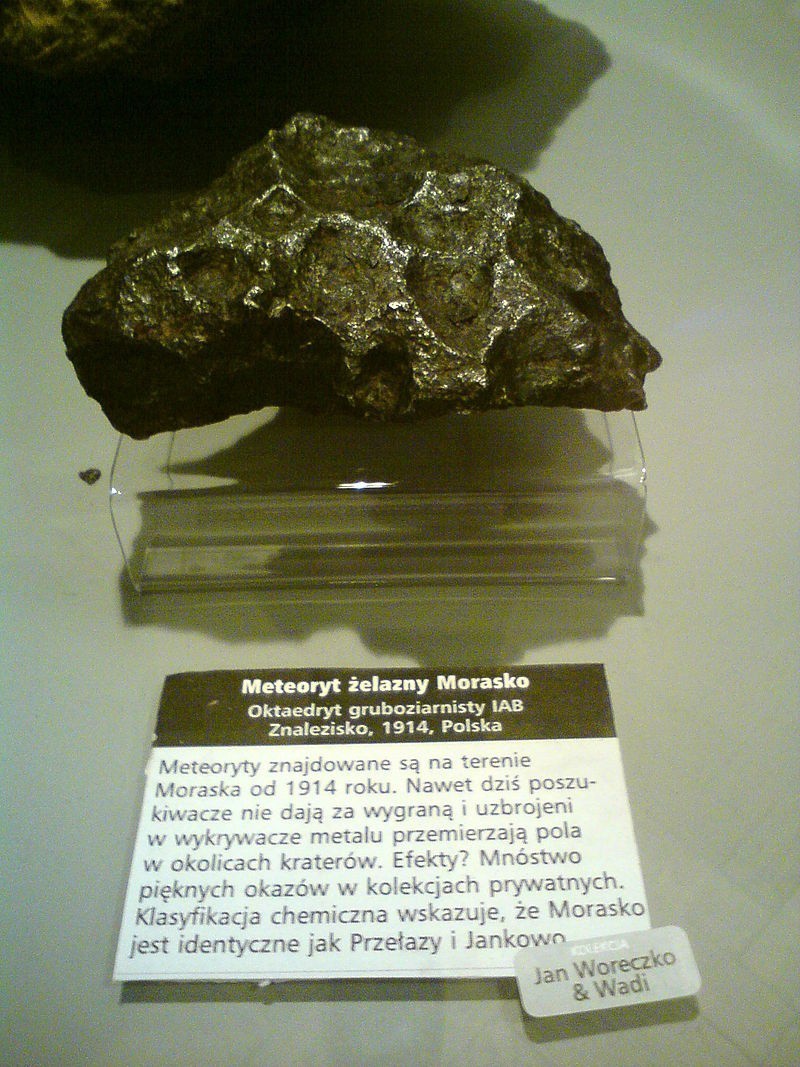 Domena publiczna

Fragment meteorytu znalezionego w Morasku.