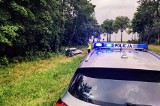 Wyliny Ruś. Wypadek na DK 66. 26-latka dachowała volkswagenem