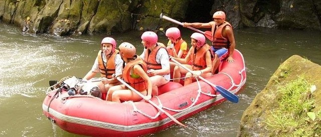 Rafting po rzece Ayung