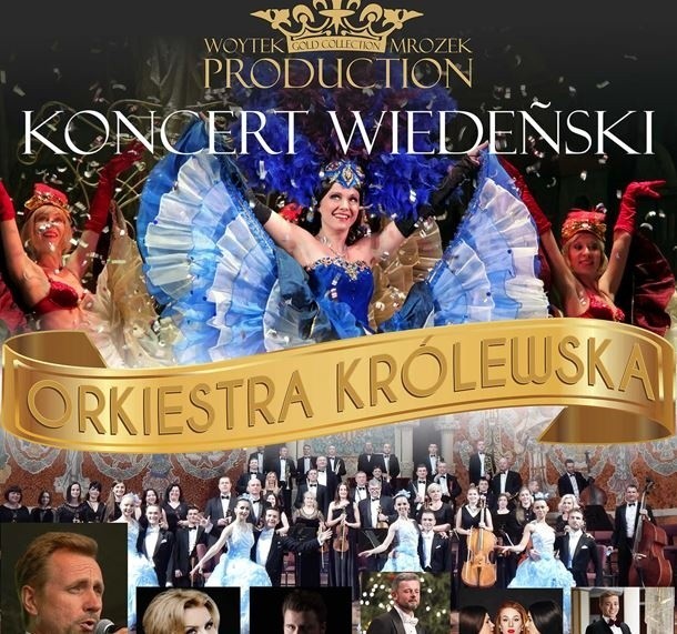 Koncert Wiedeński - Wiedeńska Gala Noworoczna 2022, podczas którego wystąpi Orkiestra Królewska pod dyrekcją Miroslawa Krila odbędzie się  w sobotę, 8 stycznia w Dworze  Dwikozy.  Zaplanowano dwa koncerty o godzinie 16 i 19.30.