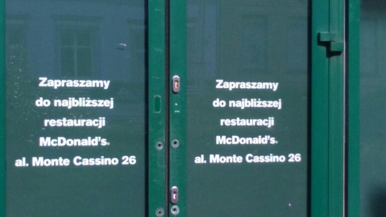 Pierwszy w historii McDonald's w Koszalinie zamknięty