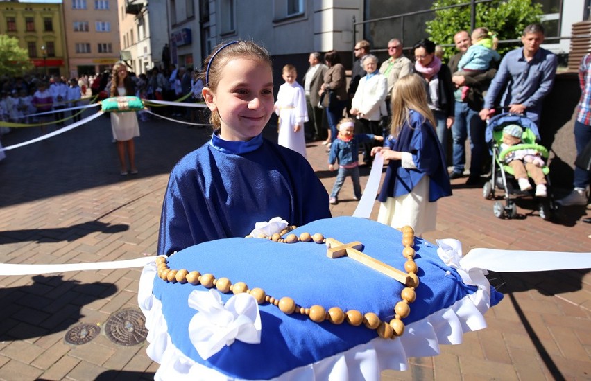 Procesja Bożego Ciała w bazylice w Chojnicach