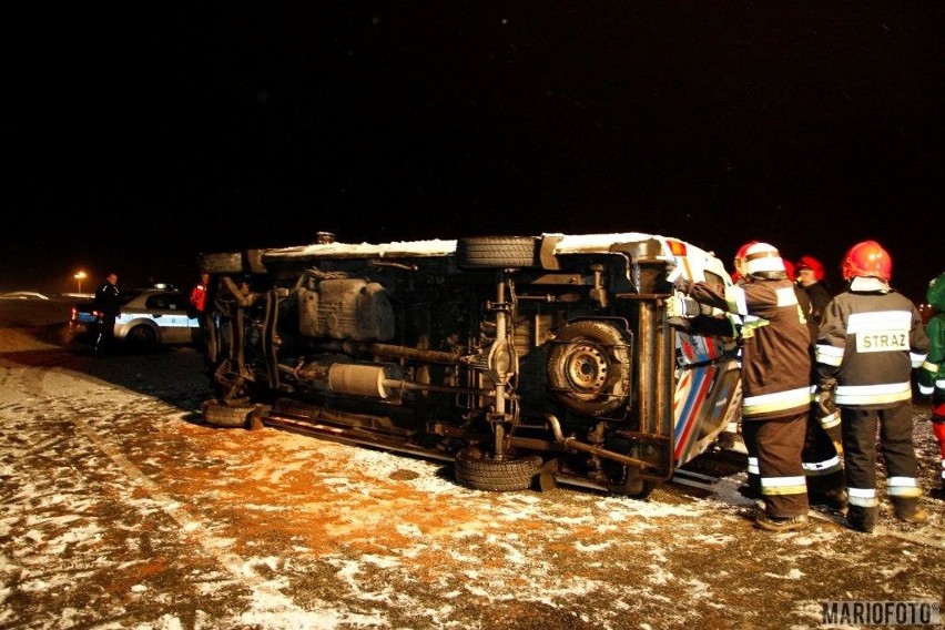 Do kolizji doszło na wiadukcie nad autostrada A4 między...