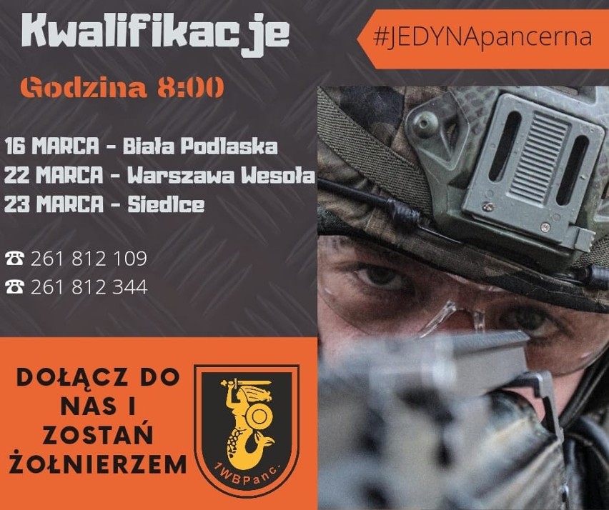 Jest praca w wojsku. I Warszawska Brygada Pancerna ogłasza nabór do zawodowej służby wojskowej (zdjęcia, wymagania)