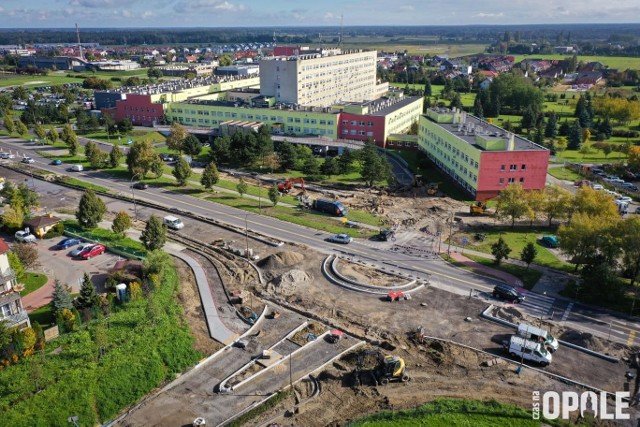 Budowa ronda na opolskiej Malince ma się zakończyć pod koniec 2022 roku.
