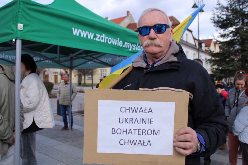 Myśleniczanie solidarni z Ukrainą. Były słowa wsparcia od Polaków, od Ukraińców - podziękowania 