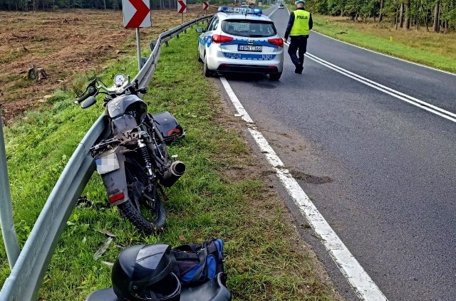 Na odcinku drogi Zielin-Suchorze (droga krajowa nr 21) doszło do wypadku. Kierowca bmw najechał na motorowerzystę. Miał ograniczoną widoczność z powodu zaszronionej szyby.