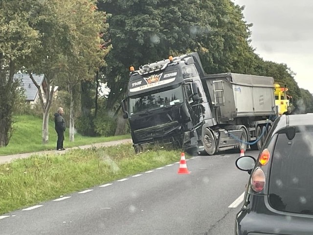 Kolizja w gminie Gościno