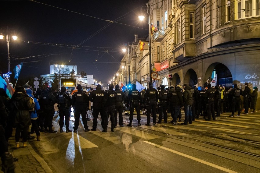 Protest rozpoczął się przy Gdańskiej 10. Następnie...