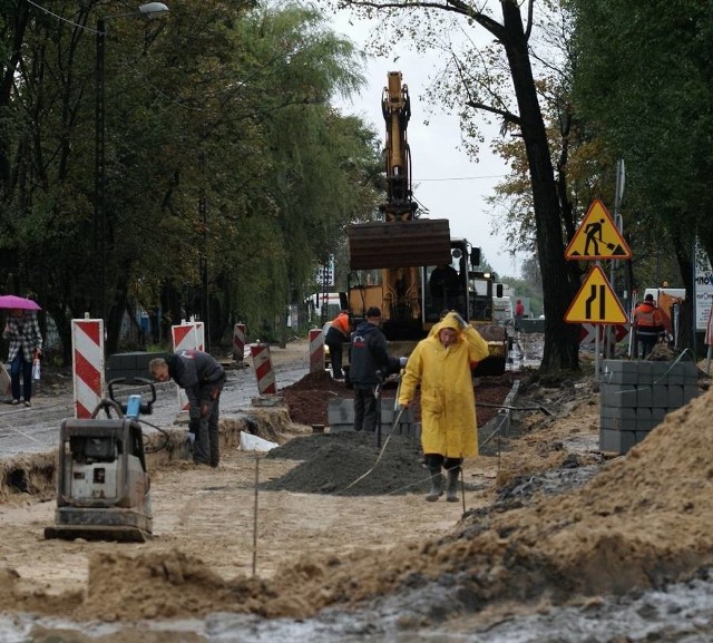 Roboty drogowe na ul. Marcinkowskiego