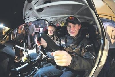 Michał Kościuszko i jego pilot Maciej Szczepaniak w fieście super 2000 Fot. Dynamic World Rally Team