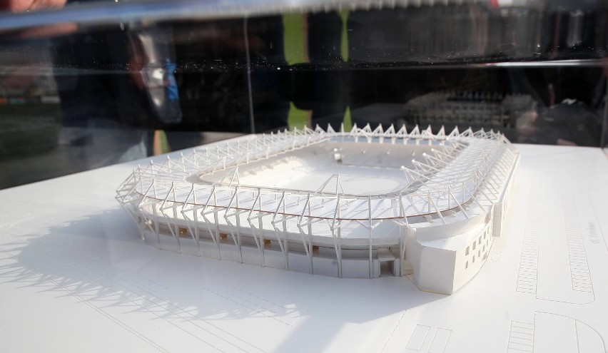 Widzew zaprezentował makietę nowego stadionu [ZDJĘCIA]