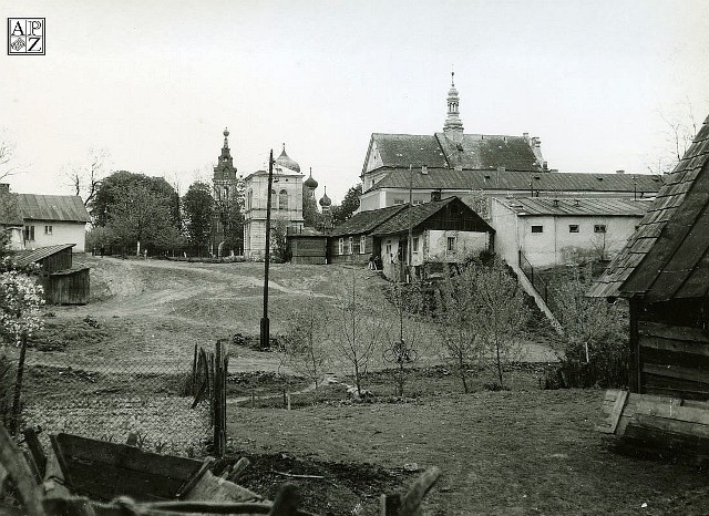1965 rok. Panorama Hrubieszowa. Widok od strony Huczwy. Zdjęcie ze zbiorów APZ