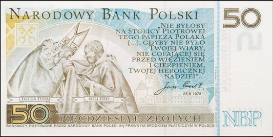 Pierwszy banknot kolekcjonerski – „Jan Paweł II”...
