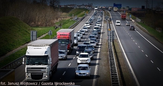 Tak wyglądała sytuacja na autostradzie A4 przed świętami