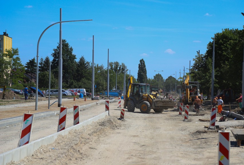 Budowa nowej linii tramwajowej na Jar - Aktualny stan robót