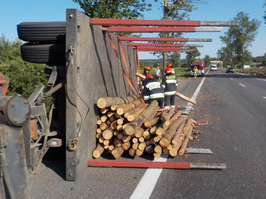 W Chełmnie na drodze krajowej nr 91 przewróciła się...