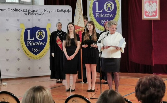 Zakończenie roku w Liceum imienia Hugona Kołłątaja w Pińczowie.
