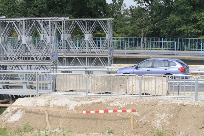 Most Pęgowski zamknięty. Jeździmy przeprawą tymczasową (ZDJĘCIA)