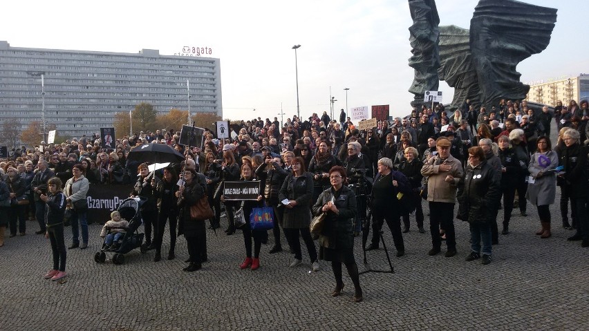 Czarny protest w Katowicach