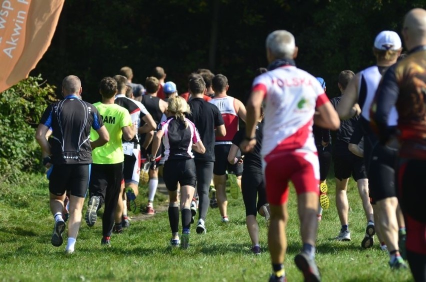 Duatlon Xdu 2014: Biegali i jeździli w Lasku Marcelińskim...