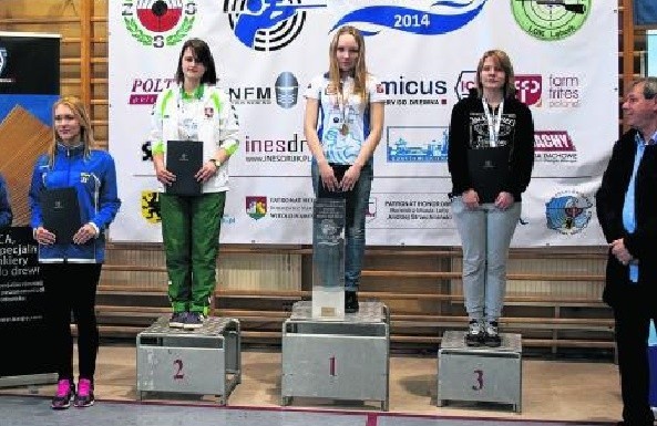 Lęborczanka Anna Lejk potwierdziła talent strzelecki i zasłużenie stanęła na najwyższym stopniu  podium. Miała bardzo dobry cel. Rośnie następczyni Pauli Wrońskiej