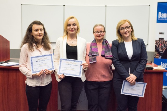 Magdalena Komorowska, Dominika Wróbel, Danuta Jazłowiecka oraz Agnieszka Zimoch. Finał konkursu odbył się na PO.