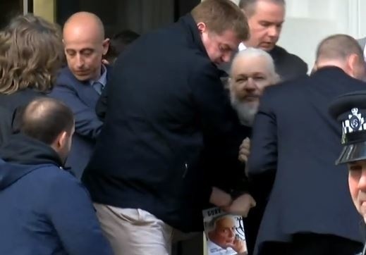 Zatrzymanie Juliana Assange'a