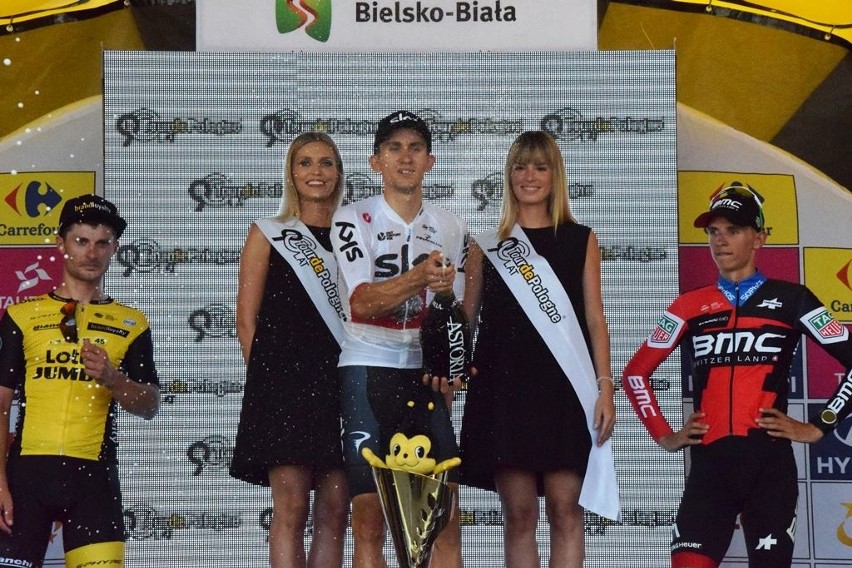 Michał Kwiatkowski wygrał etap Tour de Pologne w Bielsku-Białej. Polak umocnił się na pozycji lidera