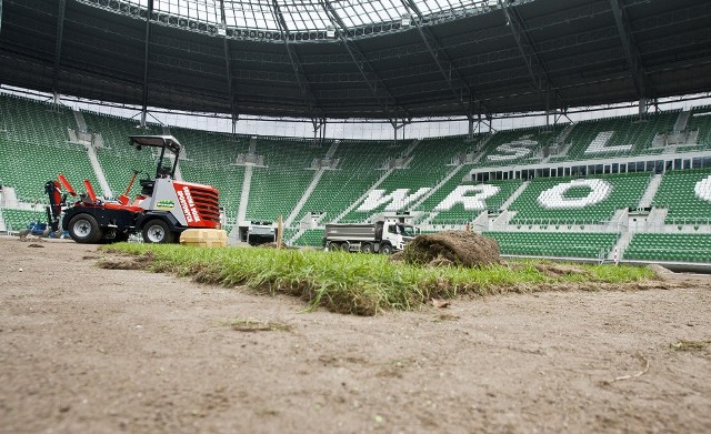 Murawa na wrocławskim stadionie pojawi się po raz trzeci. Pierwotna nawierzchnia już raz była wymieniona - jesienią