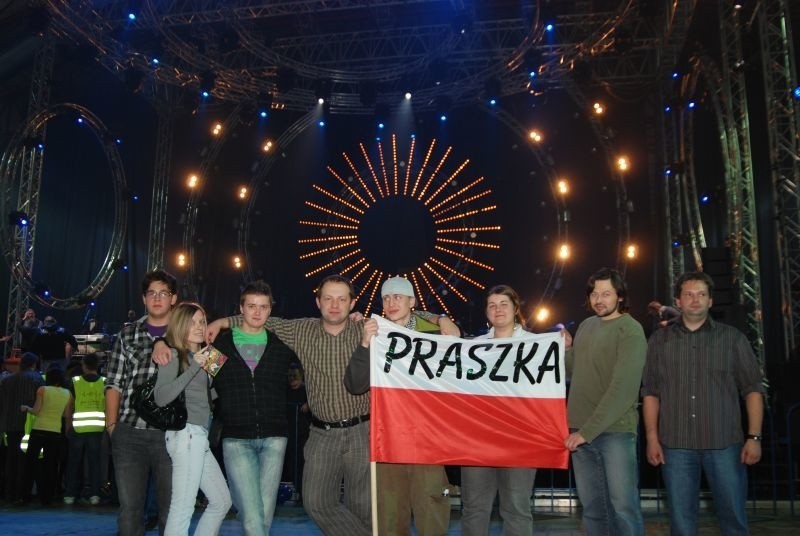 9-osobowa ekipa z Praszki w komplecie.