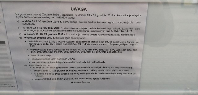 Wielkie zamieszanie z rozkładami jazdy tramwajów i autobusów MPK czeka łodzian w najbliższych dniach. Aż do końca roku komunikacja będzie kursowała niemal każdego dnia według zmienionych rozkładów. Zanim wyjdziemy na przystanek warto więc sprawdzić, o której przyjedzie interesująca nas linia.Czytaj na kolejnym slajdzie 