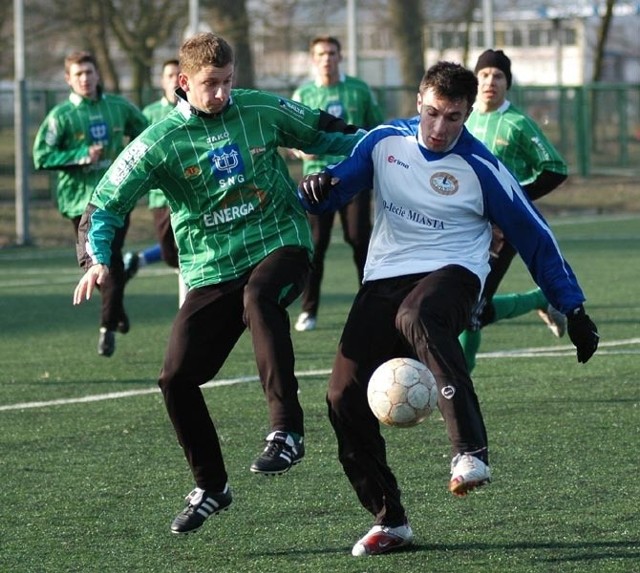 W środę piłkarze Kotwicy (z prawej) w Niechorzu zagrają towarzysko z Ruchem Chorzów.