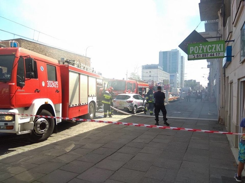 Około godz. 10.30 na ul. Dąbrowskiego w Poznaniu wybuchł...