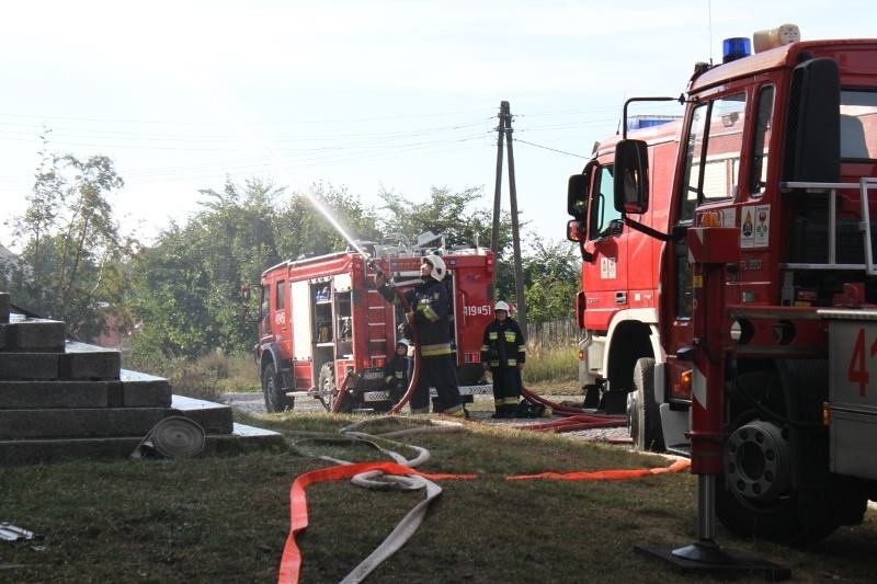 Pożar pałacu w Kolsku