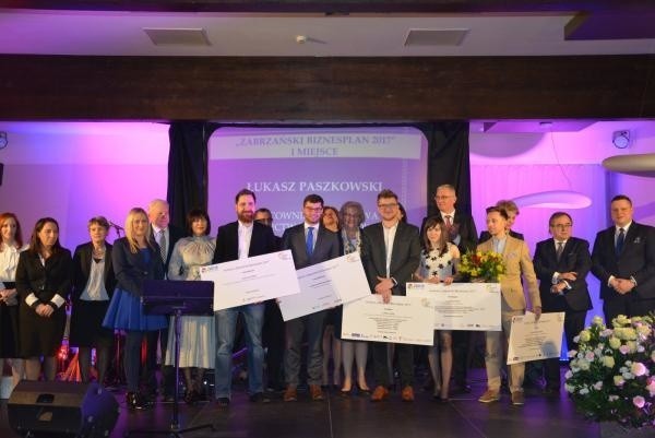 W Hotelu Diament w Zabrzu wręczono nagrody zwycięzcom konkursu "Zabrzański Biznesplan 2017"