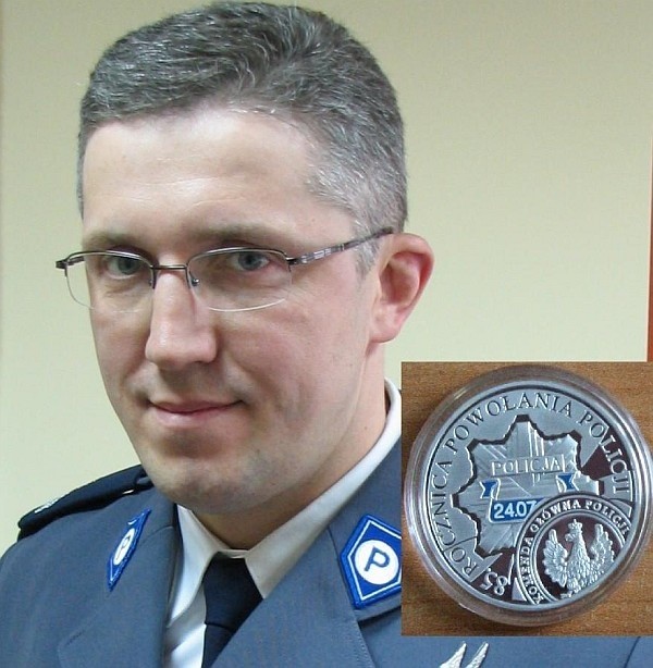 Moneta należała do Rafała Batkowskiego, zastępcy komendanta mazowieckiej policji.