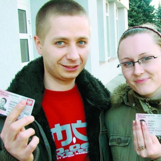 Marcin Uzdowski i Urszula Zielińska nie muszą się martwić, bo mają nowe dokumenty tożsamości
