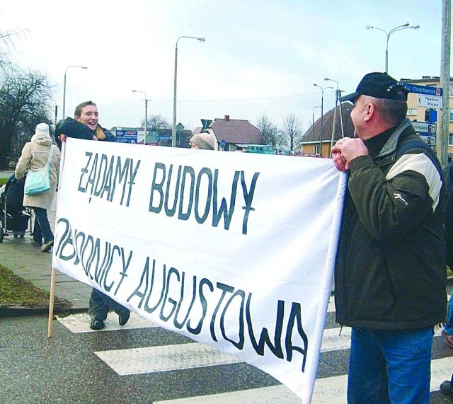 Augustowianie zapowiadają, że o budowę obwodnicy w obecnym wariancie będą walczyć dalej