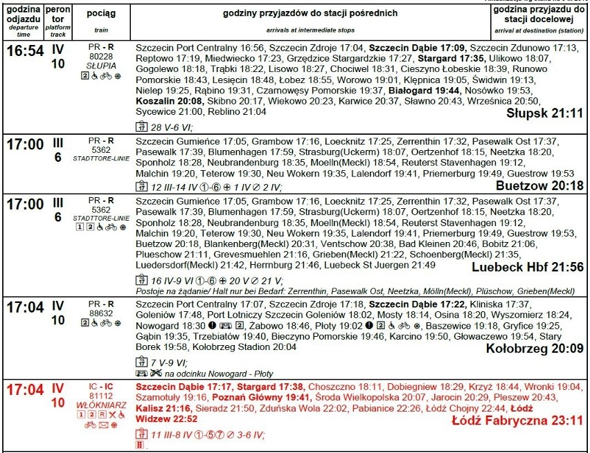 Nowy rozkład jazdy PKP - Szczecin odjazdy od 11.03.2018. Zobacz zmiany. Pilotażowo startuje Szczecińska Kolej Metropolitalna