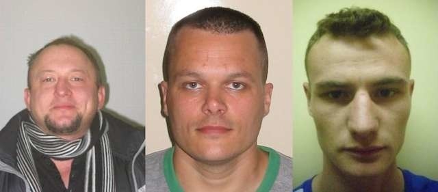Od lewej - Bartosz Śmiśniewicz: 173 cm, oczy piwne, włosy ciemne; Robert Bottcher: 174 cm, oczy niebieskie, włosy ciemny blond; Marcin Piechocki: 165 cm, oczy piwne, włosy ciemny blond.