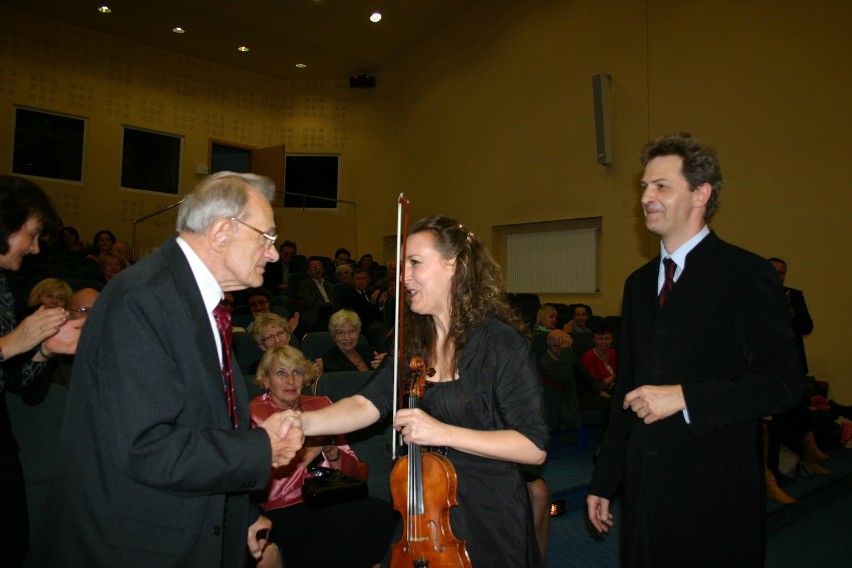 Prof. Andrzej Nikodemowicz, Dominika Falger skrzypaczka i...