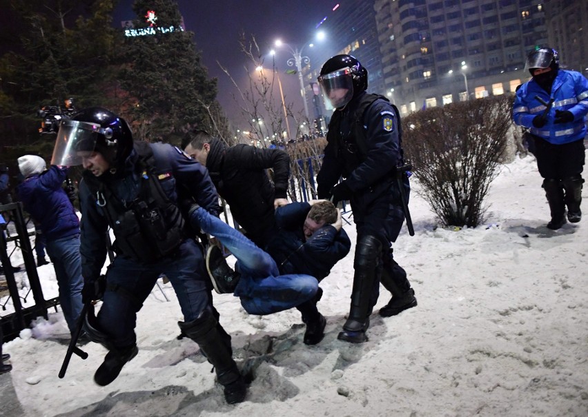 Zamieszki w Bukareszcie